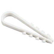 Дюбель-хомут 5-10мм для круглого кабеля нейлон бел. (уп.100шт) IEK UHH35-5-10-100