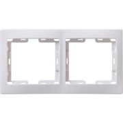 Рамка 2-м Кварта РГ-2-КБ горизонт. бел. GENERICA EMK20-K01-DM